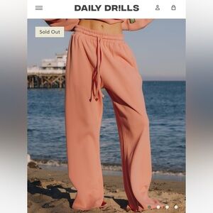 Peach Women's Wide-Leg Pants
